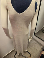 Damski Komplet Dzianinowy Sukienka i Sweter