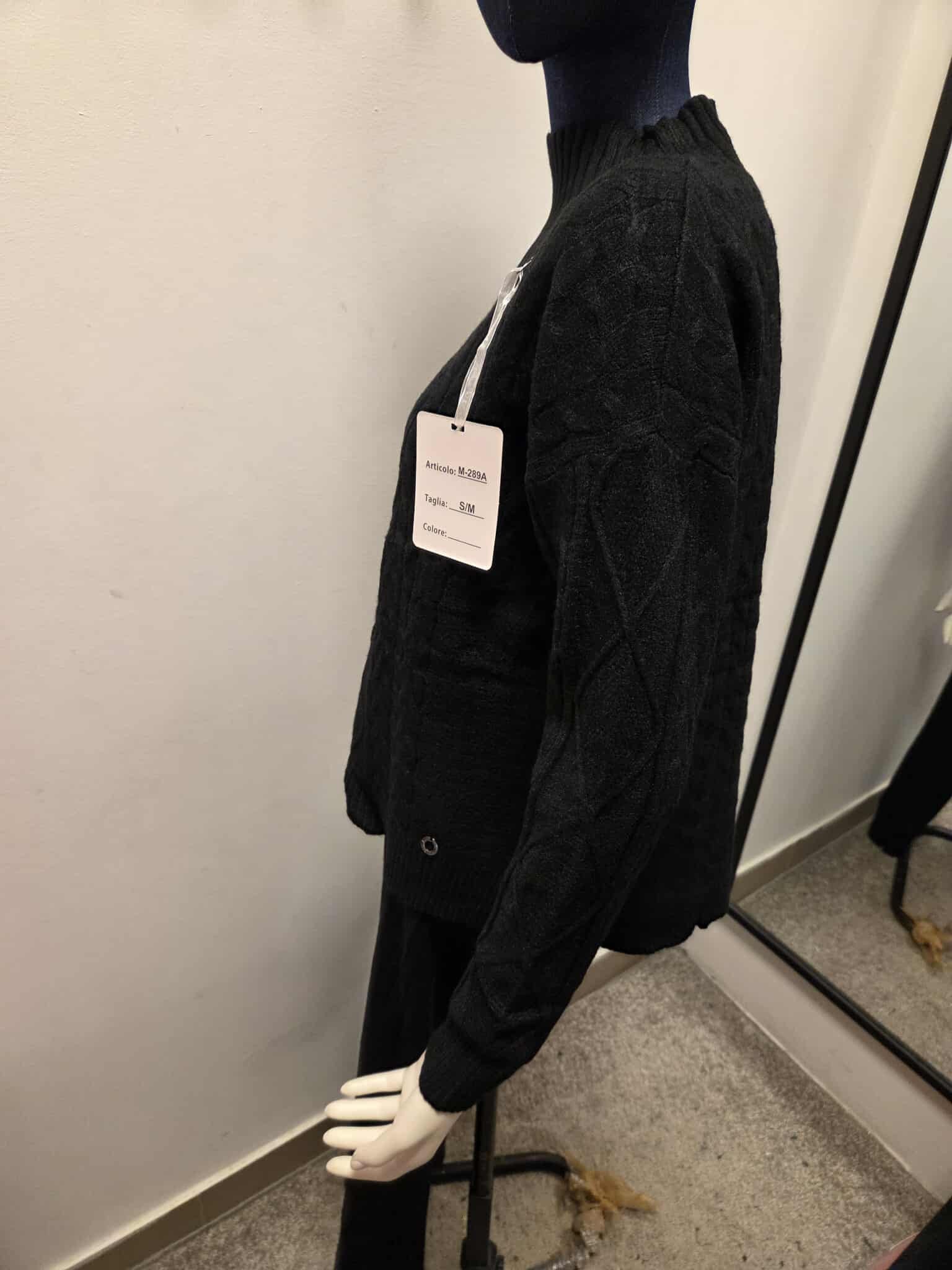 Damski komplet swetrowy z półgolfem: sweter + spodnie