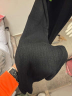 Damski komplet swetrowy z półgolfem: sweter + spodnie