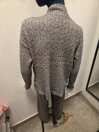 Damski komplet swetrowy z półgolfem: sweter + spodnie